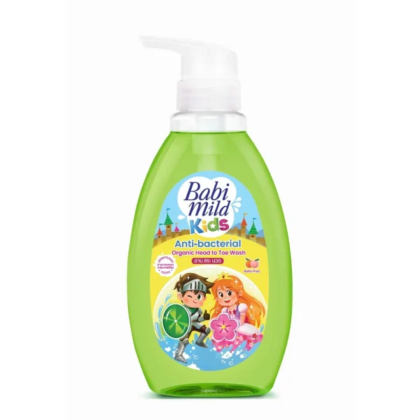 babi mild kids h&b bath soda popz 390ml