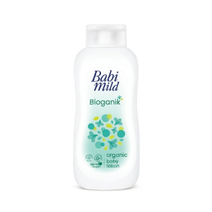 babi mild bioganik baby lotion 180ml – organic essence for sensitive skin