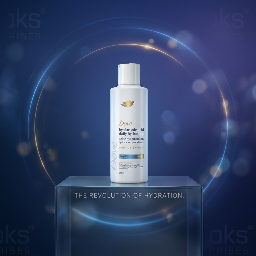 New Dove Hyaluronic Acid 2 in 1 Daily Hydration Shampoo 200ml