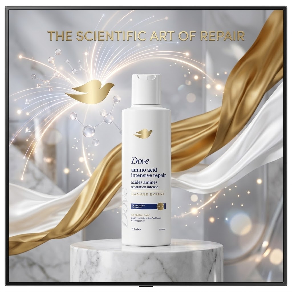 Dove Amino Acid Intensive Repair Shampoo 200ml – Shampoo for Damaged Hair