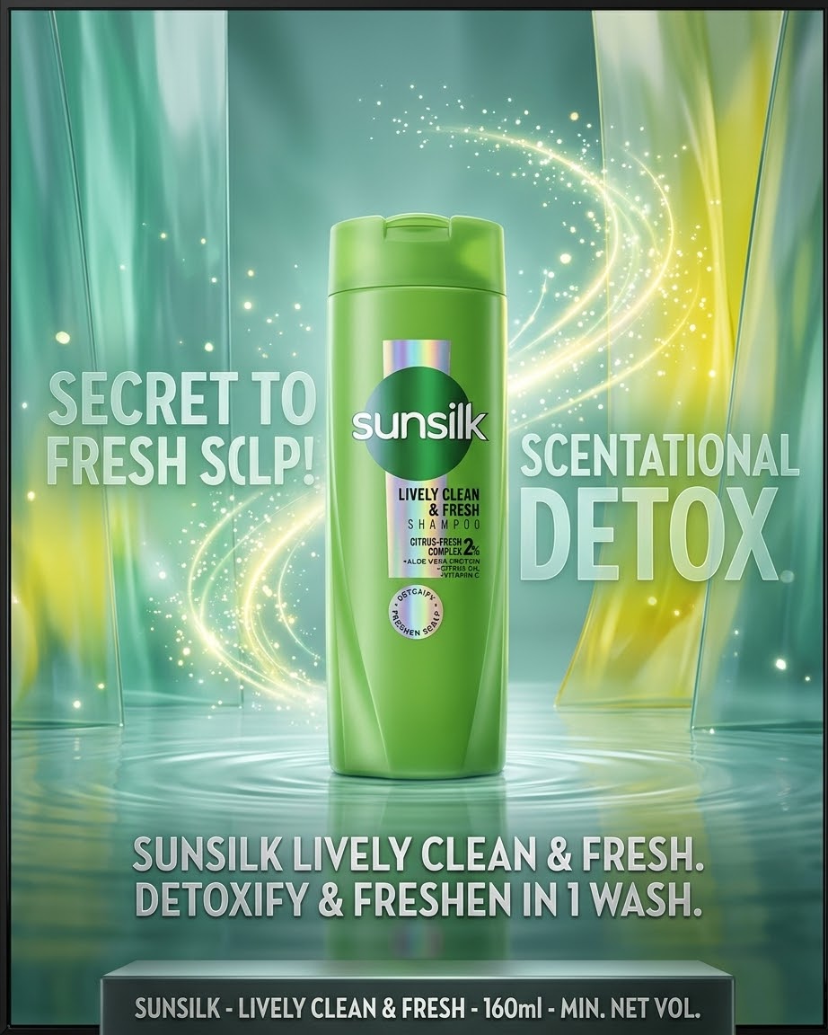 Sun silk Shampoo 160Ml Green