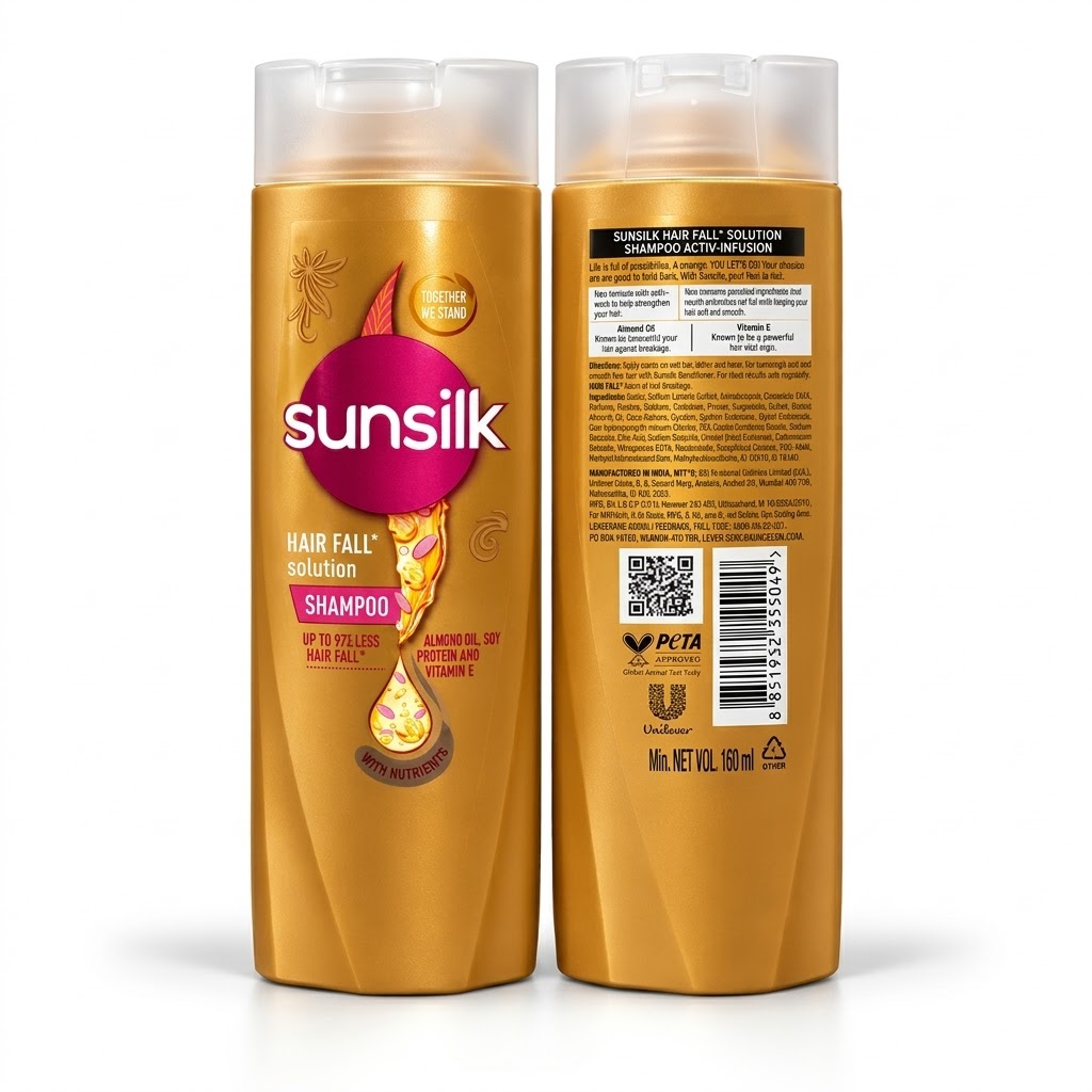 Sun silk Shampoo 160Ml Golden