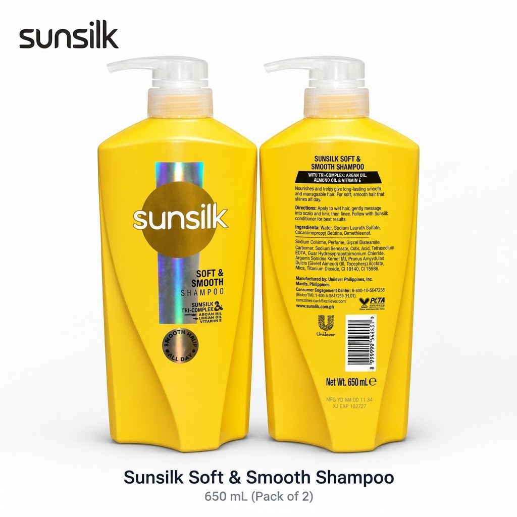 Sunsilk Soft Smooth Shampoo 650ml