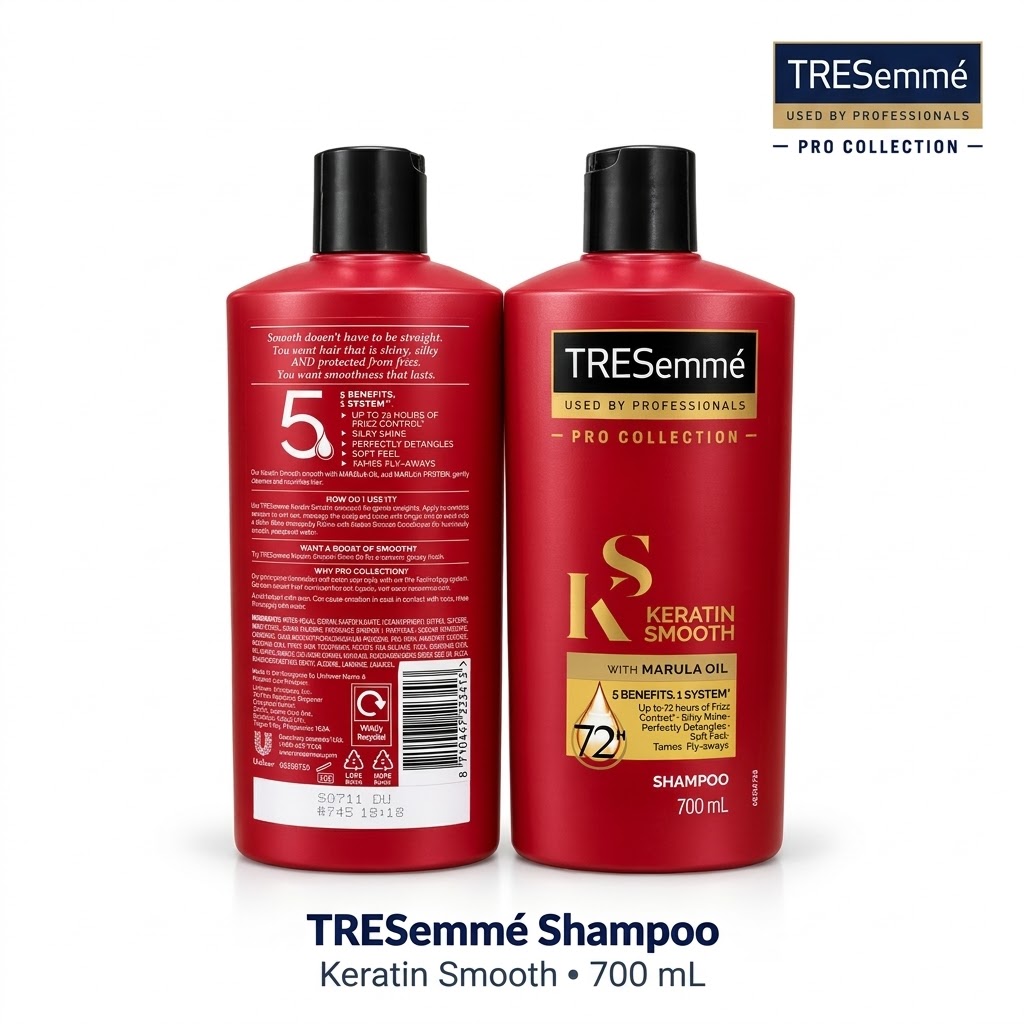 New Tresemme Keratin Smooth Shampoo 700ml