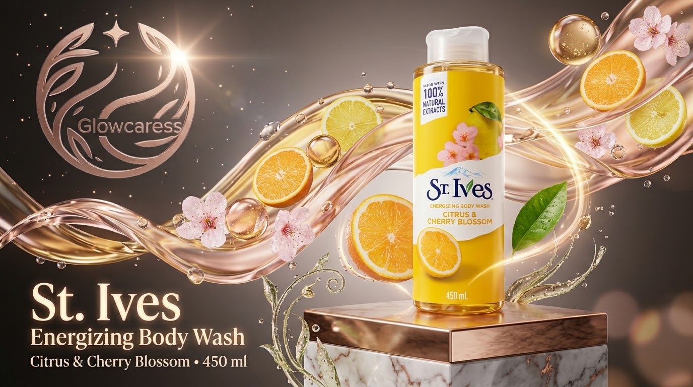 St Ives Energizing Body Wash Cleanser Citrus & Cherry Blossom 450ml
