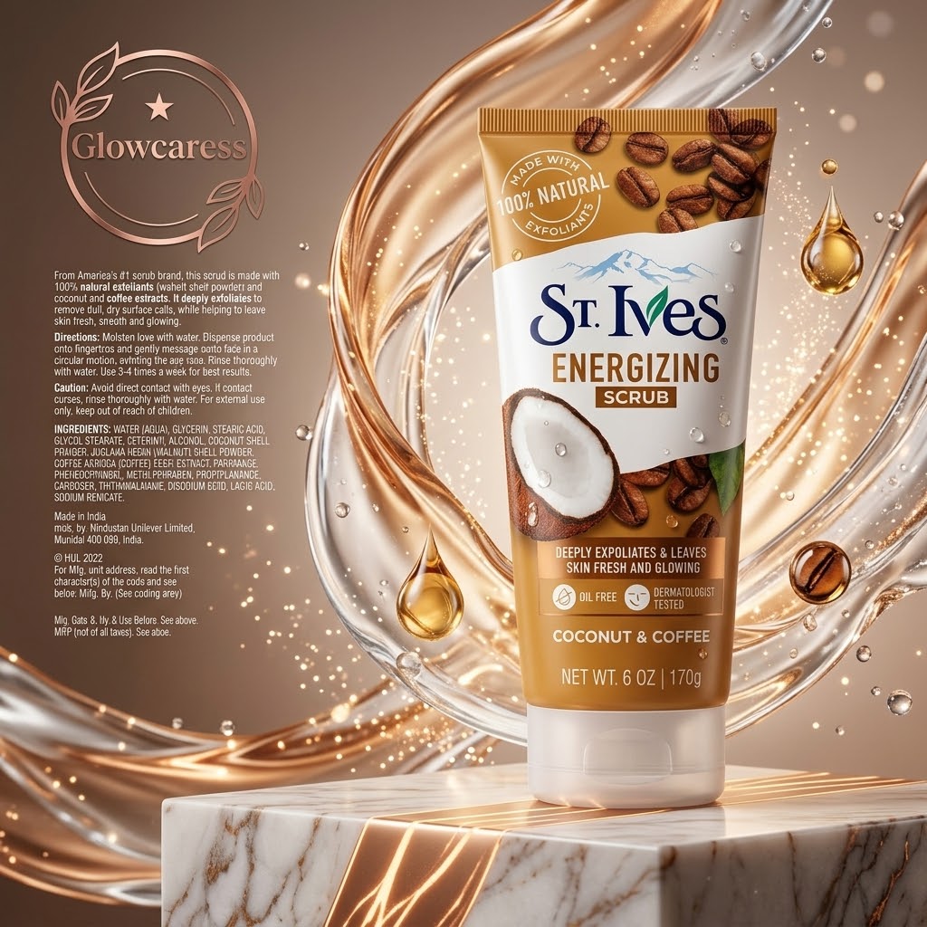 St. Ives Energizing Coconut & Coffee Scrub, 170 ml