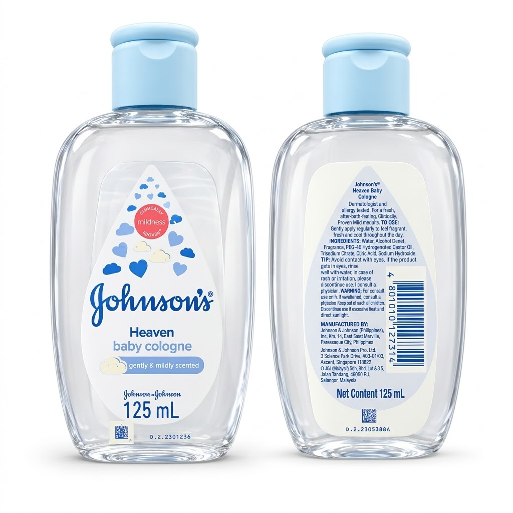 Johnsons baby cologne Heaven 125ml