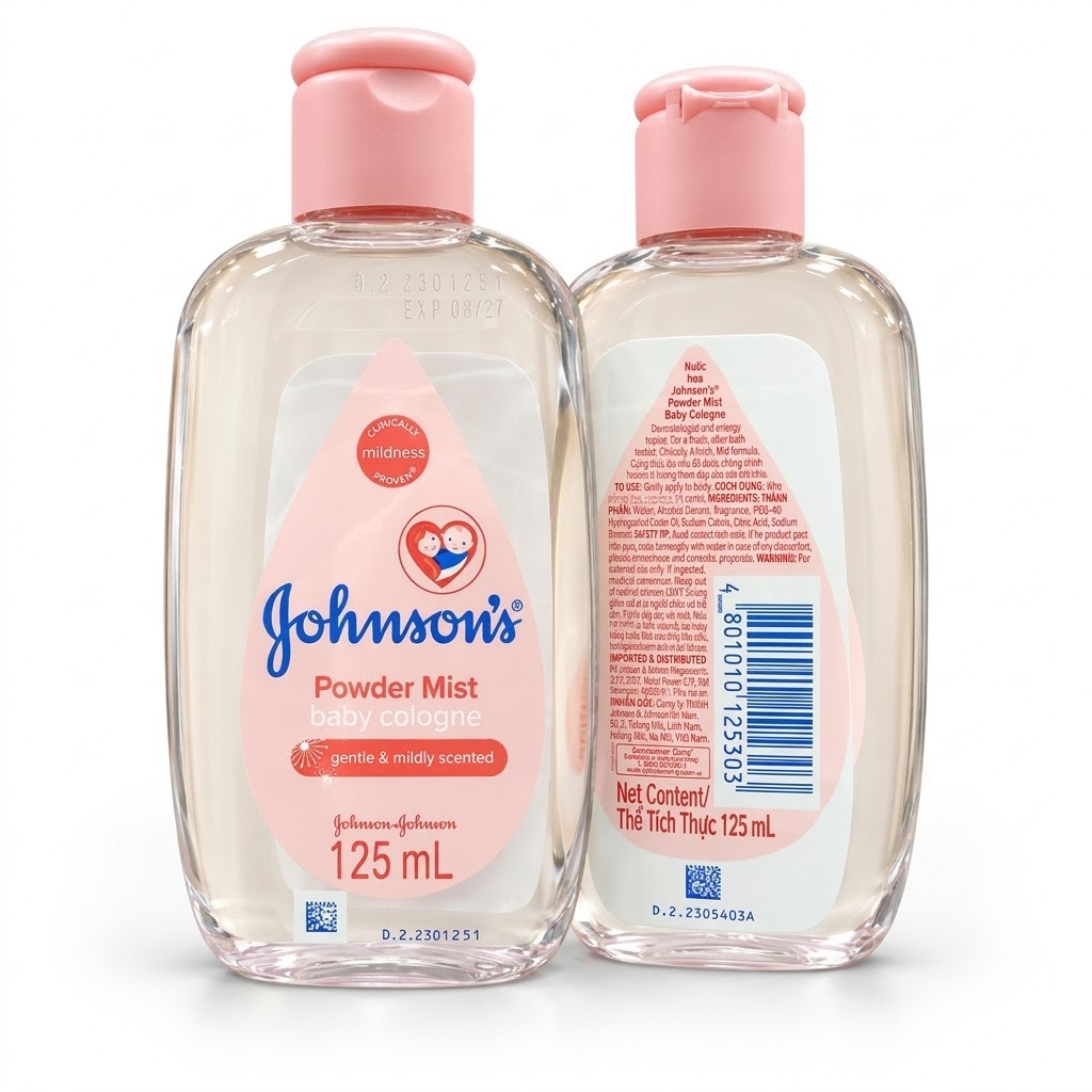 Johnsons Baby Cologne Powder Mist 125ml