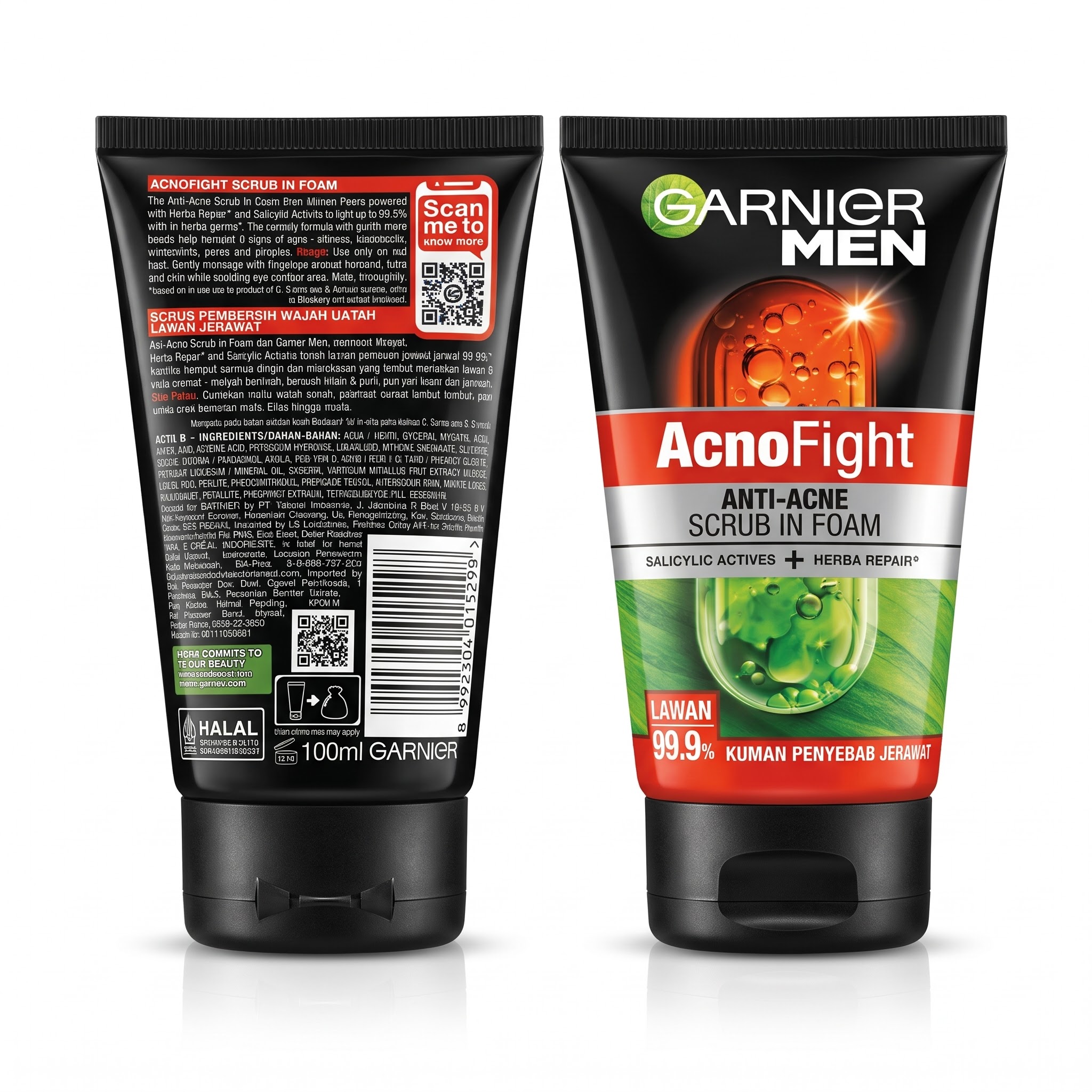 Garnier Men Acno Fight Face Wash 100ml