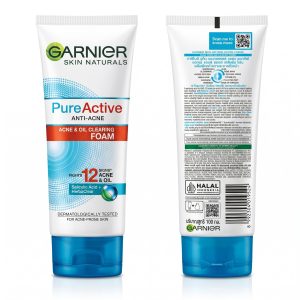 Garnier Pure Active Anti Acne White Foam 100ml