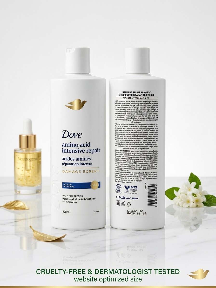 New Dove Amino Acid Intensive Repair Shampoo 200ml
