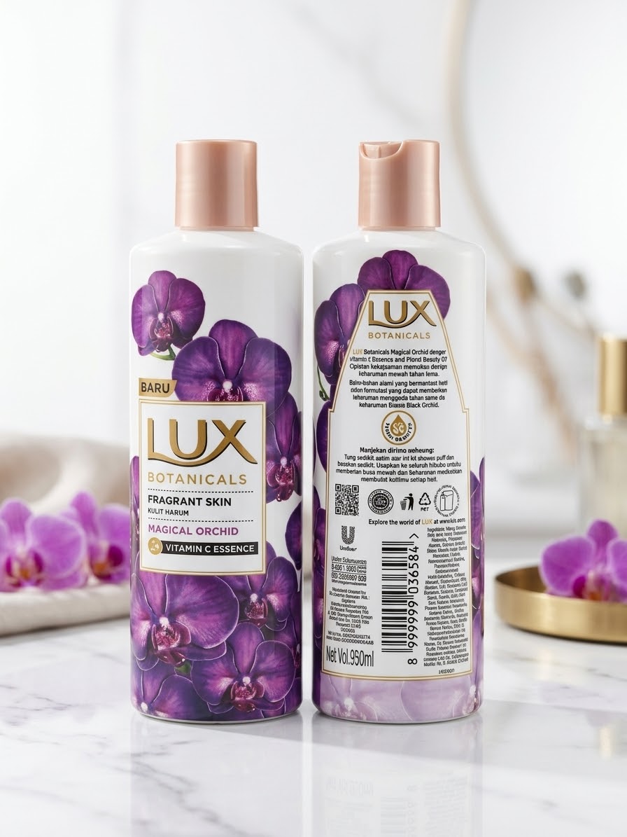 Lux Botanicals Fragrant Skin Magical Orchid Body Wash 250ml (Imported)