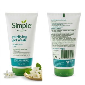 New Simple Purifying Gel Facial Wash 150ml Regular