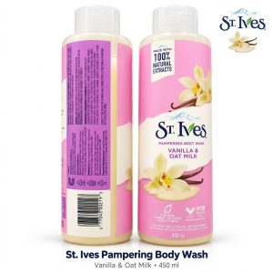 ST IVES Vanilla & OAT Milk Body Wash 450ml
