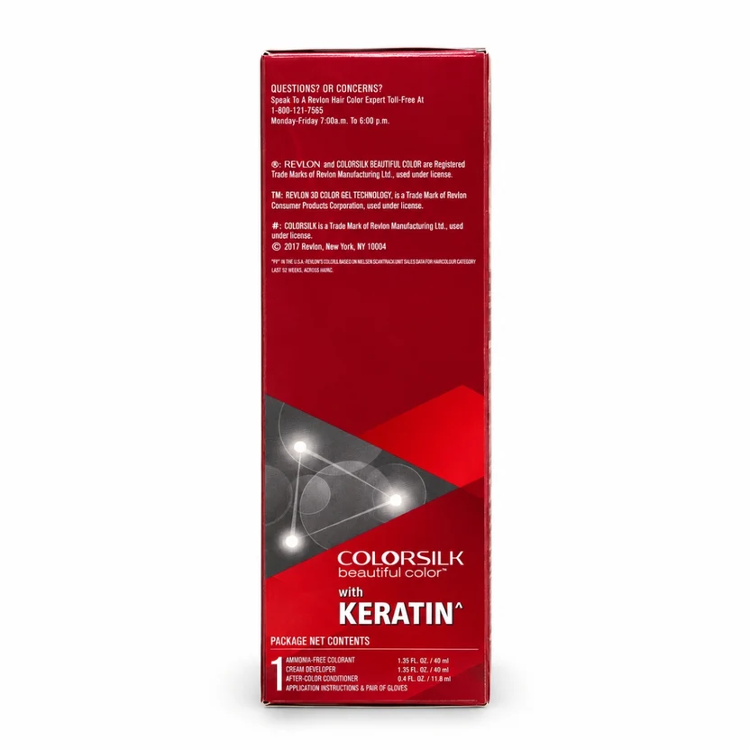 Revlon USA Rich Dark Brown Color with 100% Grey Coverage, Keratin & Zero Ammonia